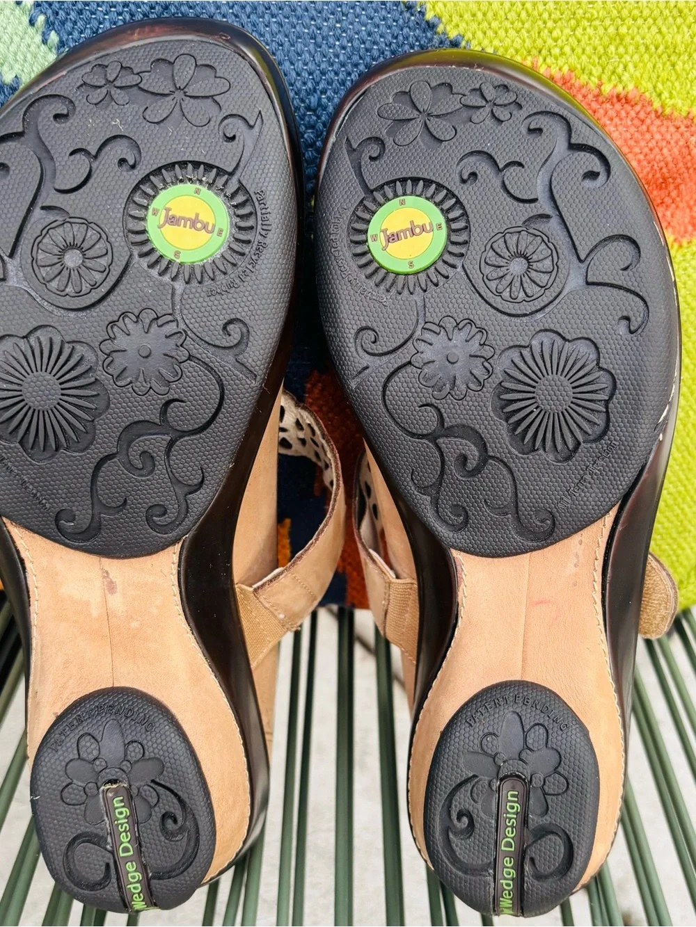 Jambu Wonder Woman Wedge w/Strap